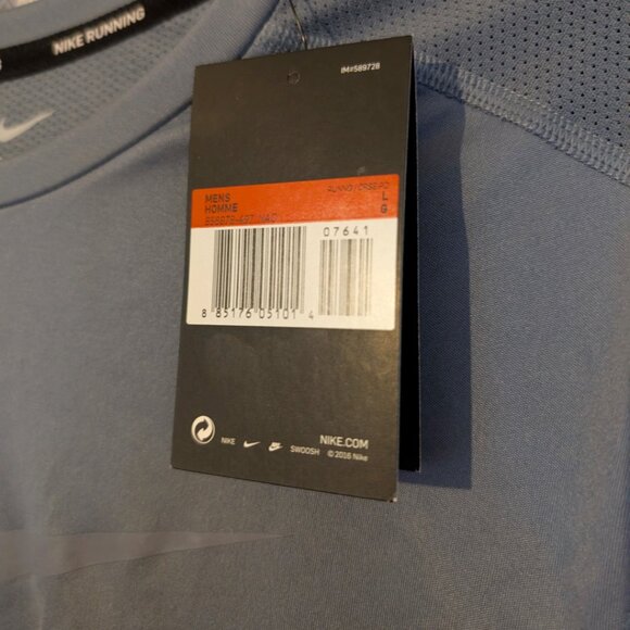 NWT Nike Long Sleeve Running Shirt Sz Large - Picture 2 of 3